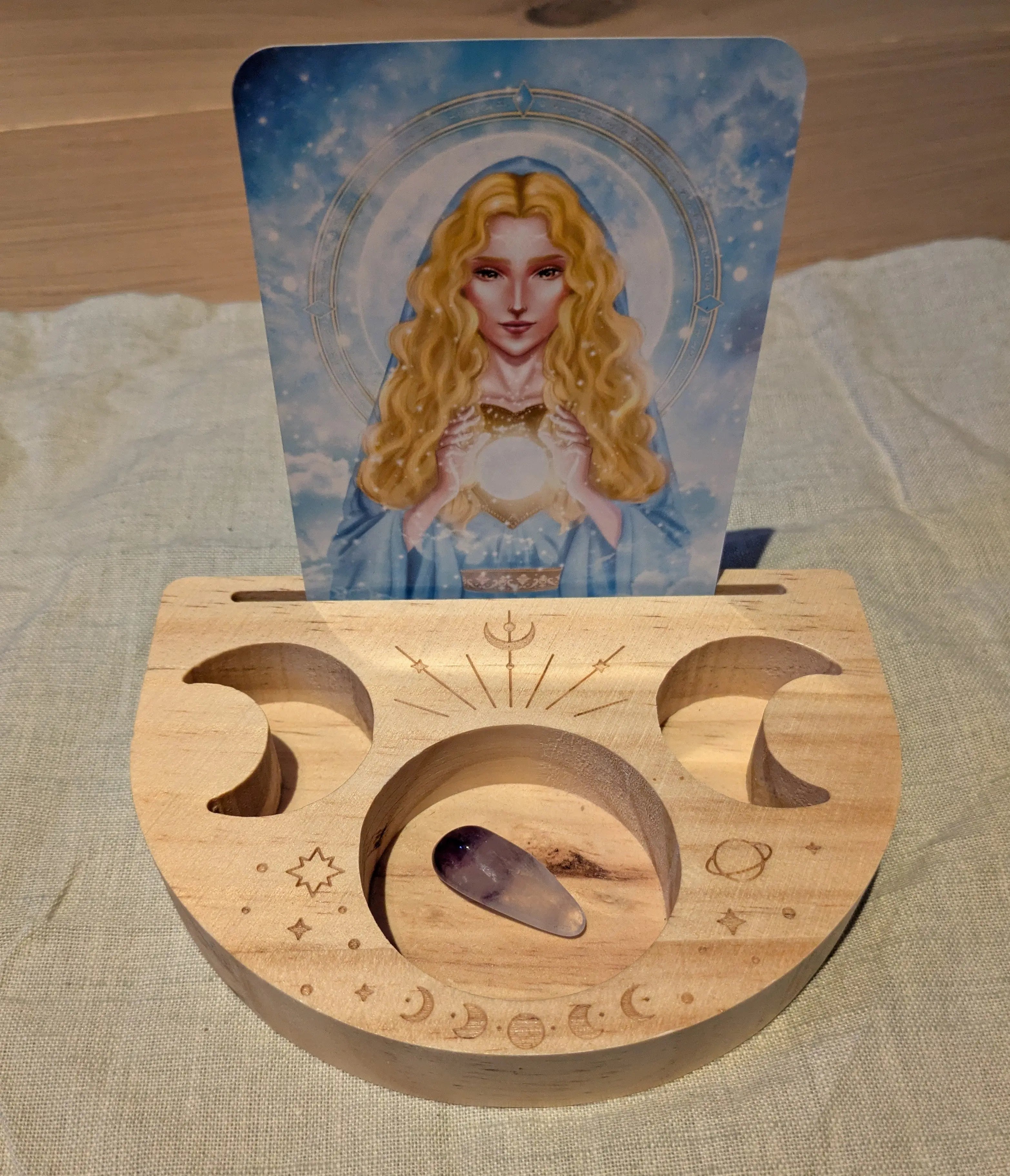 Budskapskort 3 - Haniel Intuitiva budskap Citrinmagi