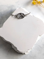 Kraftfullt Bergkristall Armband Oval Silver Citrinmagi