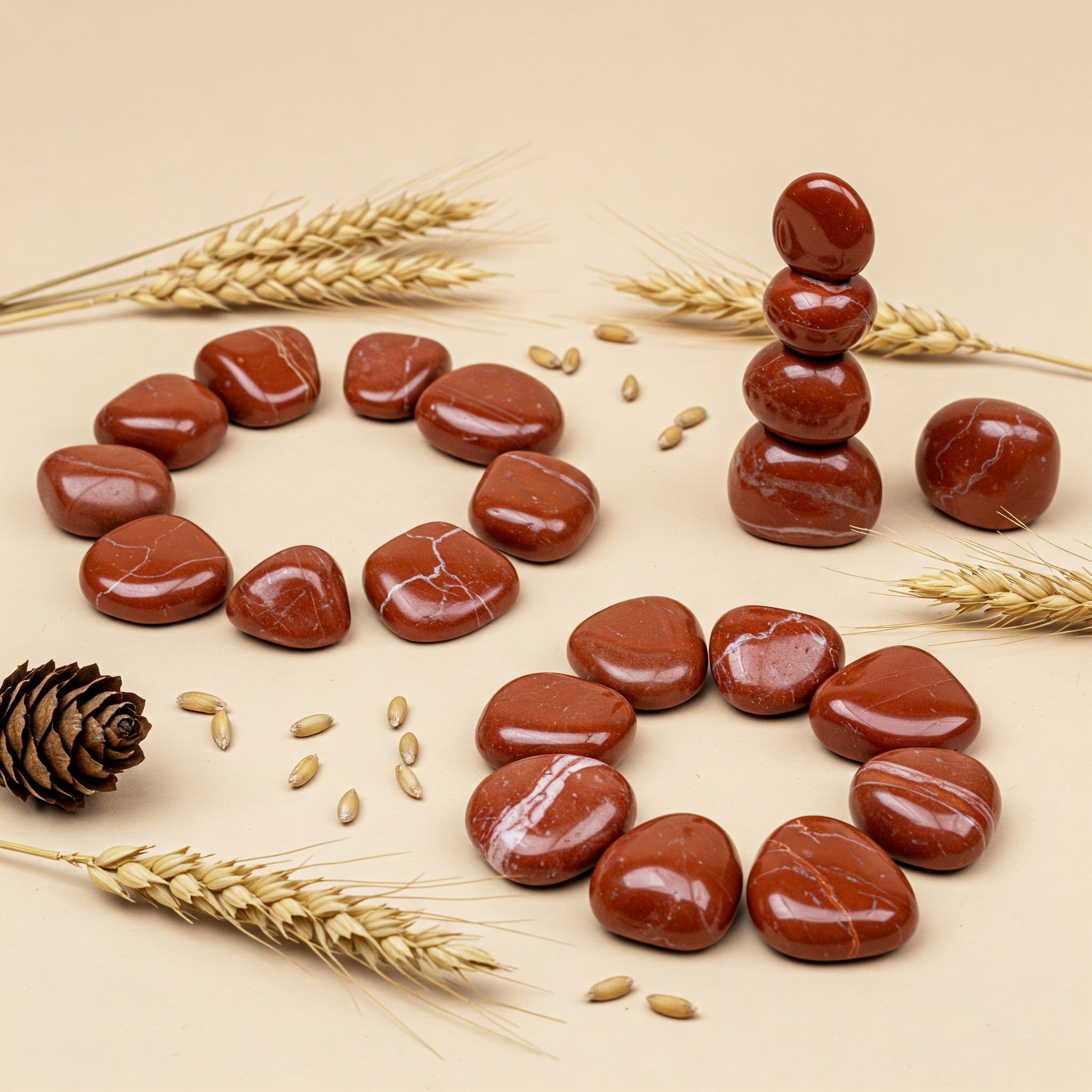 Röd Jaspis – Styrka & Grundning