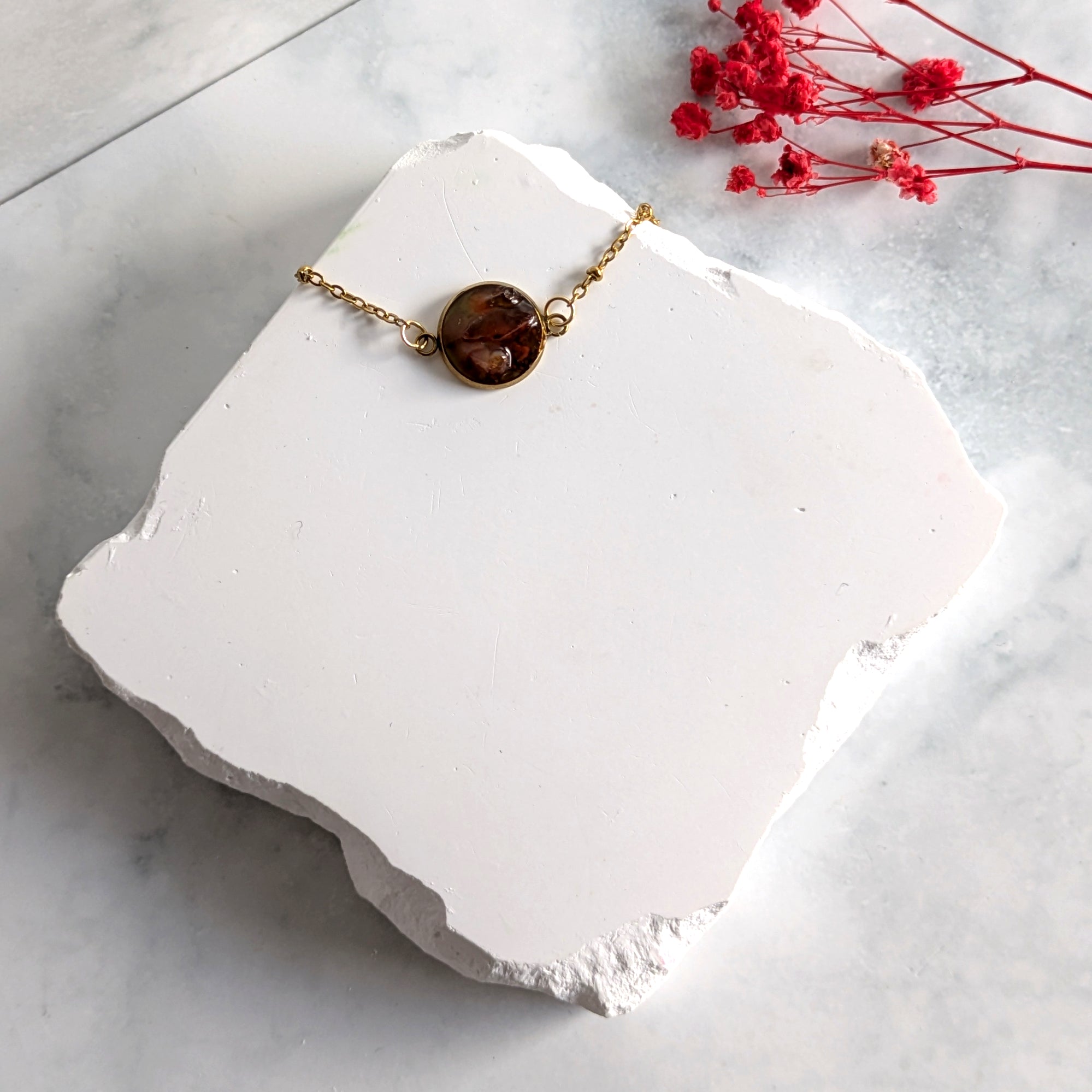 Karneol Armband för Mod, Energi och Kreativitet