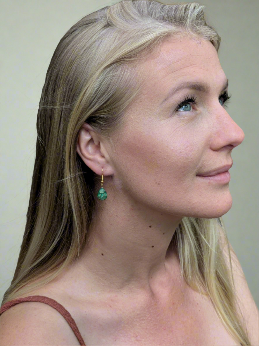 Grön Aventurin Örhängen – Kristallörhängen för Tur & nya möjligheter