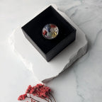 Balanserande Chakra Ring Rund Silver Citrinmagi