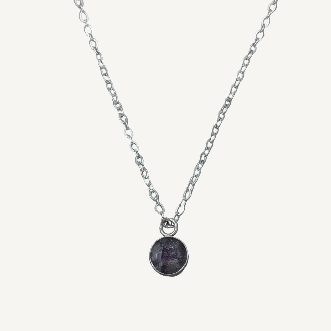 Månadssten Februari – Halsband med Ametist