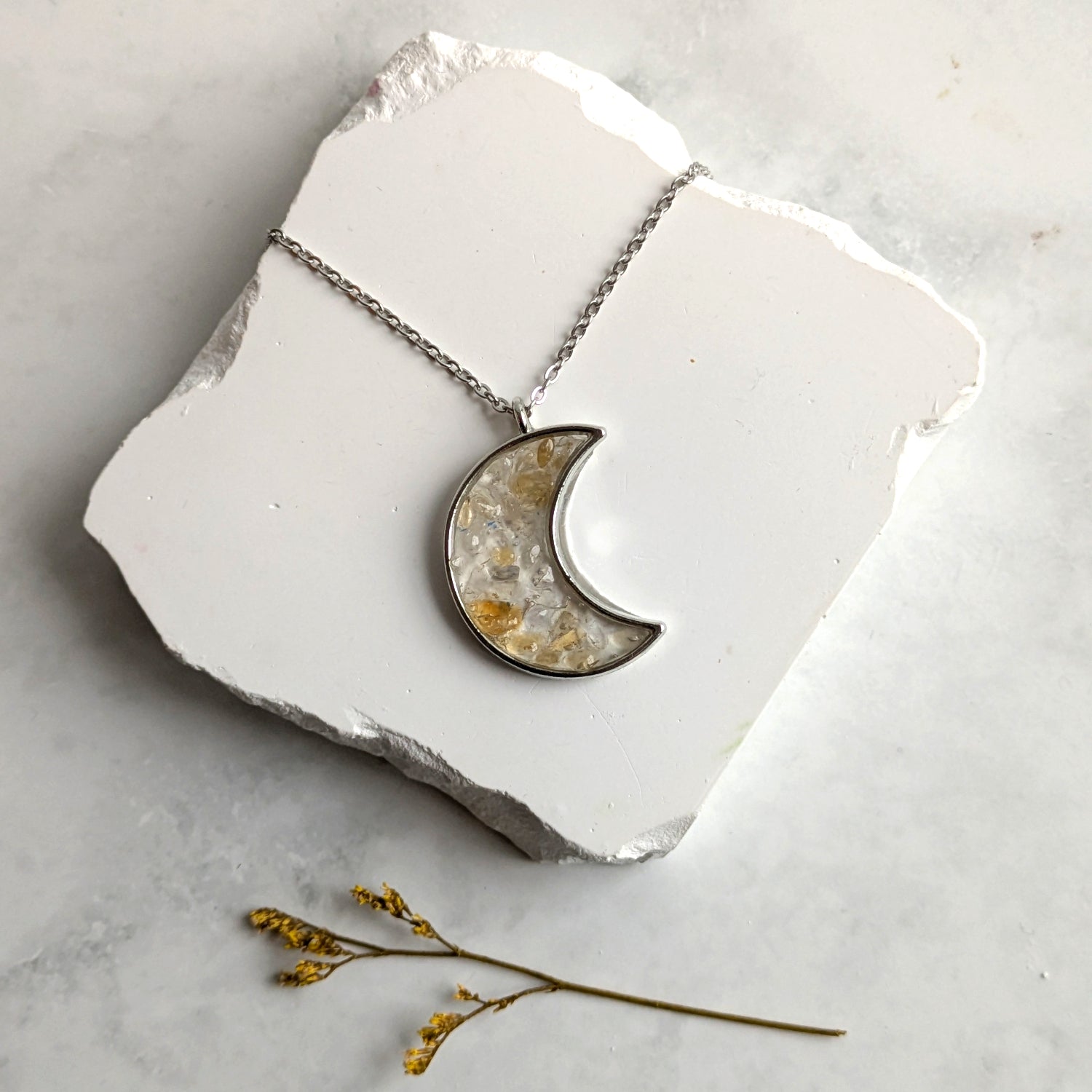 Citrin Kristallhalsband – Framgång, Överflöd & Glädje