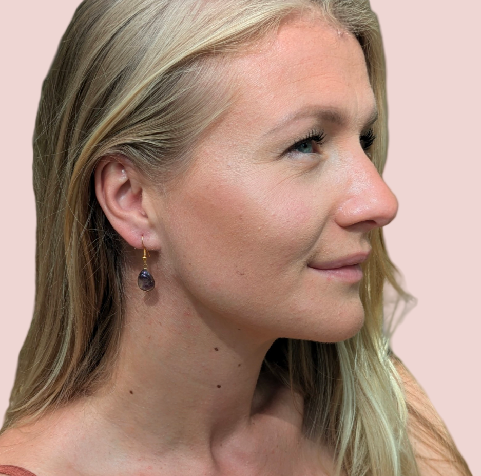 Ametist Örhängen – Kristallörhängen för Lugn & Intuition