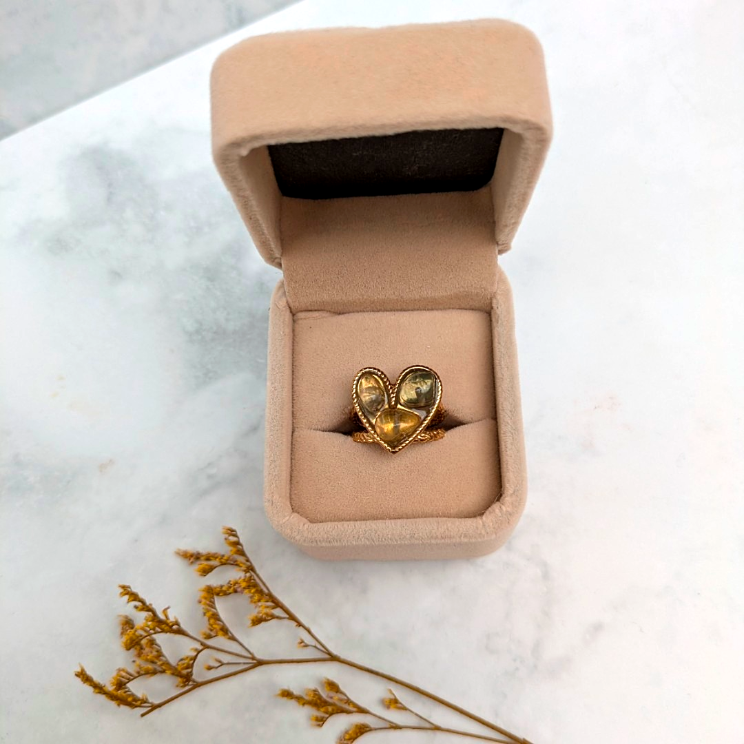 Ring i Fluorit för Klarhet, Fokus och Balans