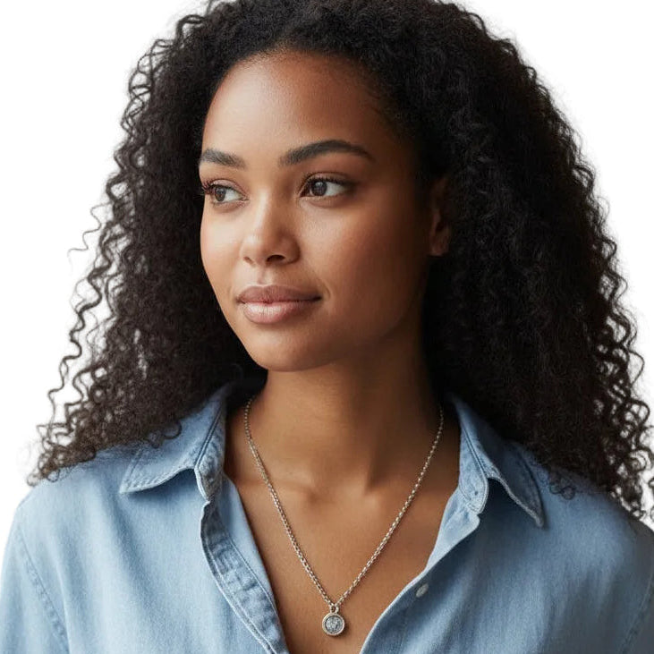 Månadssten April – Halsband med Bergkristall