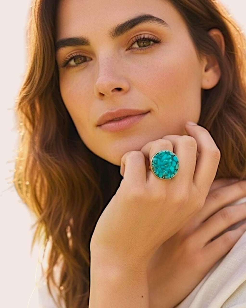 Howlit ring / Gold Plated