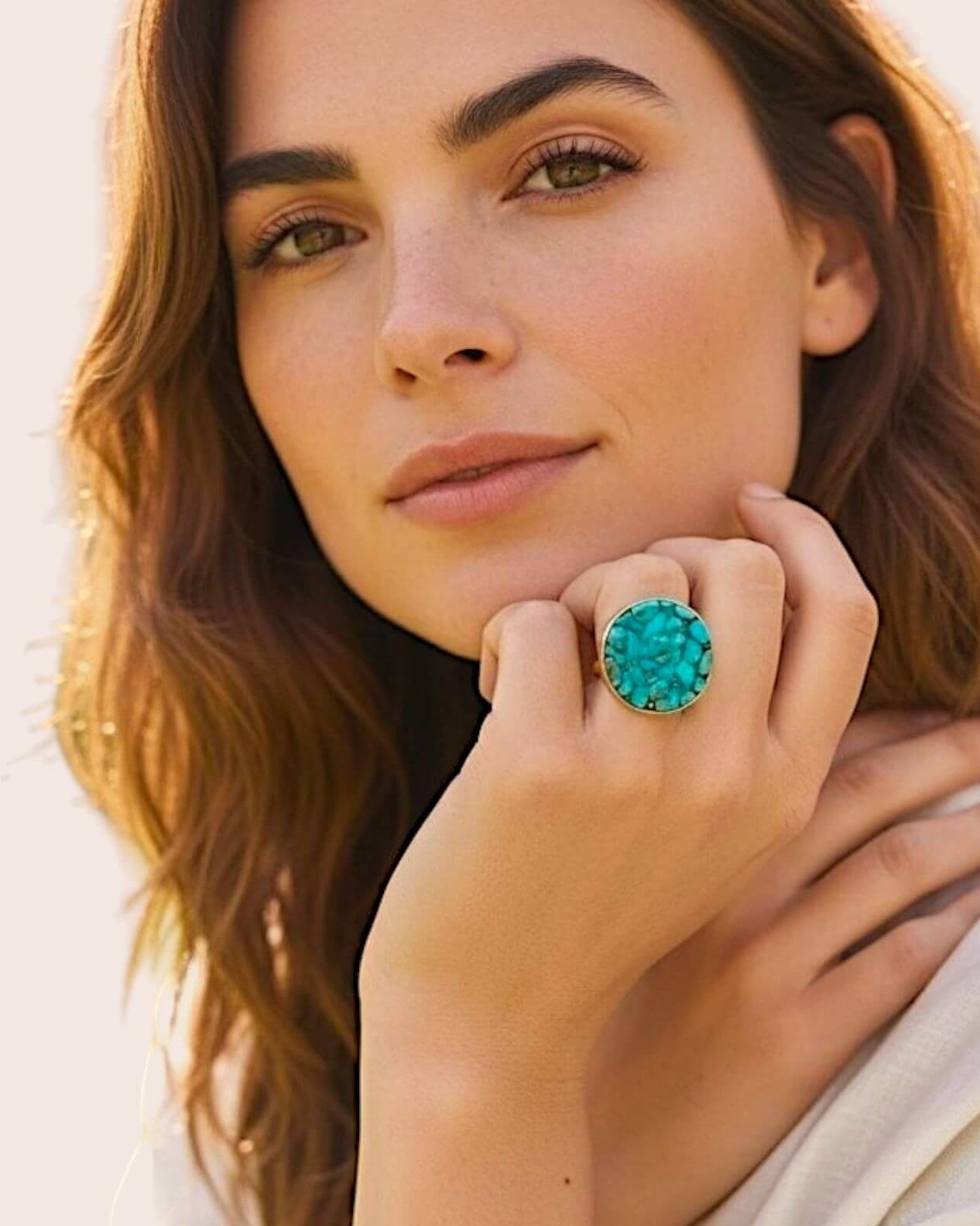 Howlit ring / Gold Plated