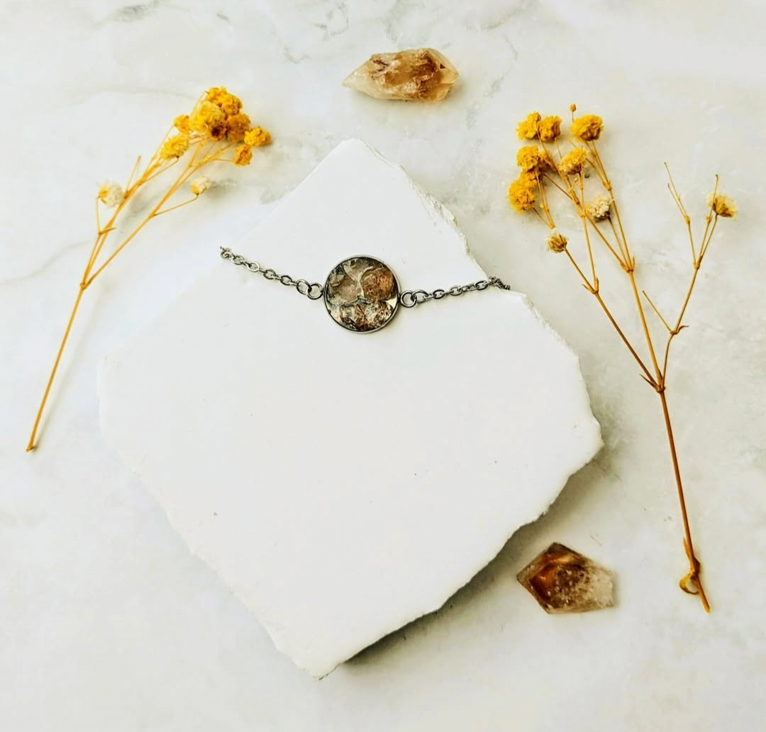 Citrin Armband – Kristallarmband för Framgång och Självförtroende