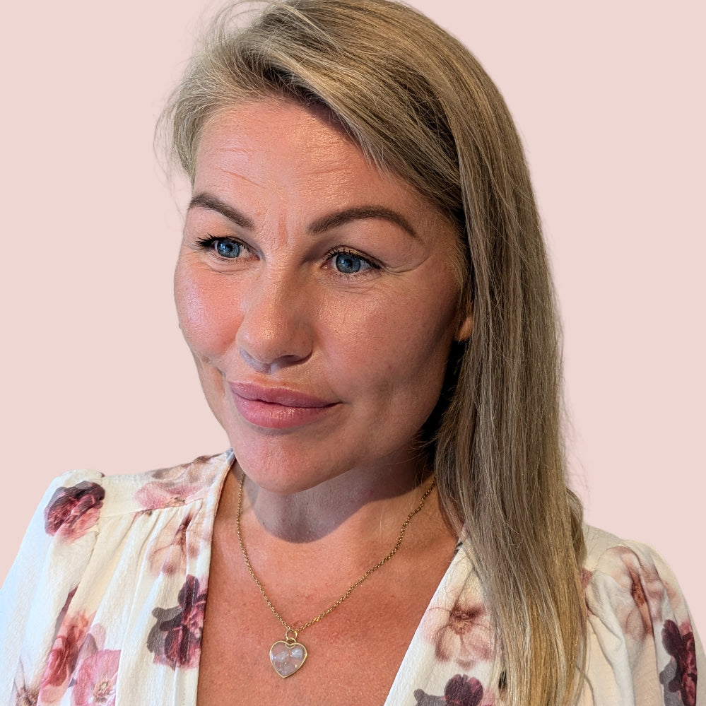 Rosenkvarts Halsband – Kristallhalsband för Kärlek & Självkänsla